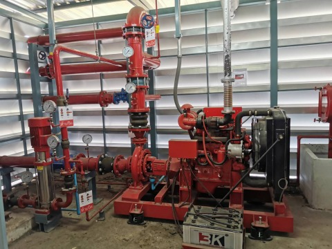 ปั๊มน้ำดับเพลิงขนาด 500 แกลลอนต่อนาที